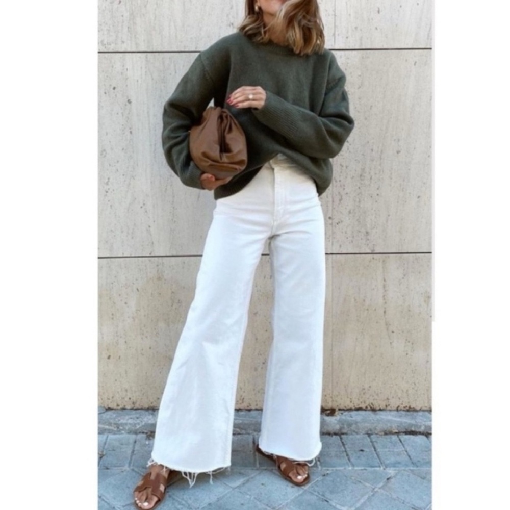 Zara the marine high waist wide leg jeans